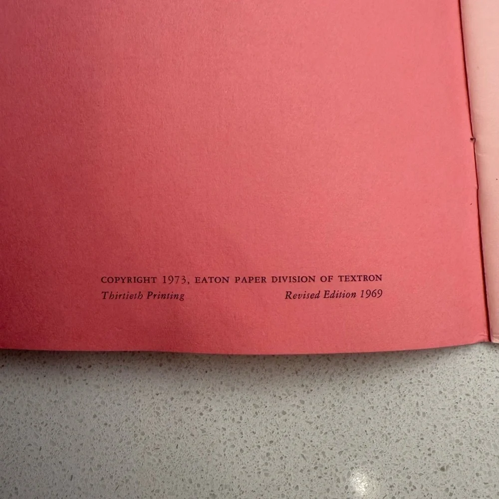 Vintage Collectible Booklet It's Fun to Write Letters Jane Eaton Pink 1973 - Picture 9 of 16